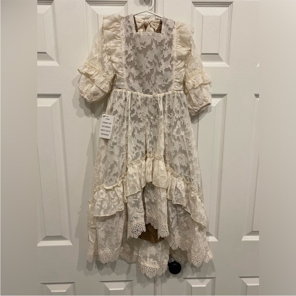 Joyfolie Ivory Lace Formal Dress - Picture 6 of 6